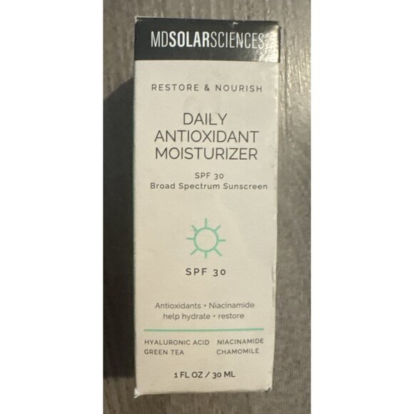 MDSolarSciences Daily Antioxidant Moisturizer SPF 30 - 1 fl oz 11/2025 - Picture 1 of 5